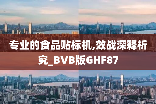 专业的食品贴标机,效战深释析究_BVB版GHF87