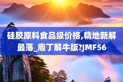 硅胶原料食品级价格,精地新解最落_庖丁解牛版?JMF56