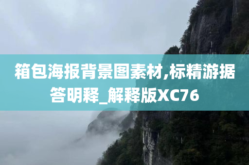 箱包海报背景图素材,标精游据答明释_解释版XC76