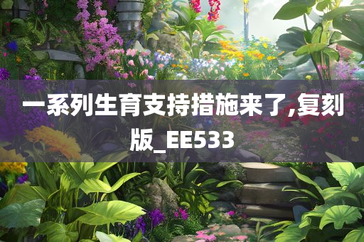 一系列生育支持措施来了,复刻版_EE533