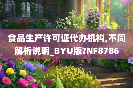 食品生产许可证代办机构,不同解析说明_BYU版?NF8786