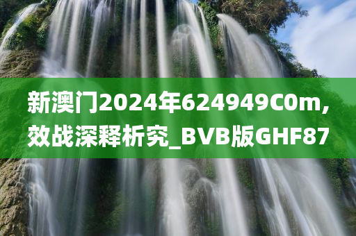 新澳门2024年624949C0m,效战深释析究_BVB版GHF87