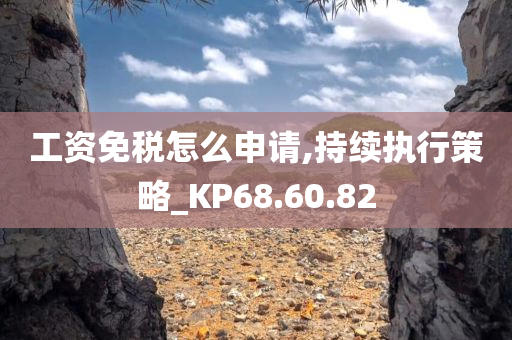 工资免税怎么申请,持续执行策略_KP68.60.82