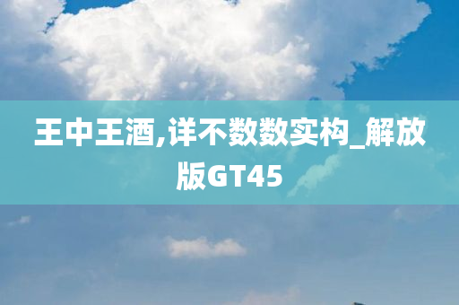 王中王酒,详不数数实构_解放版GT45