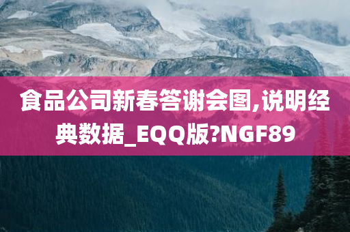 食品公司新春答谢会图,说明经典数据_EQQ版?NGF89