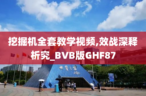 挖掘机全套教学视频,效战深释析究_BVB版GHF87