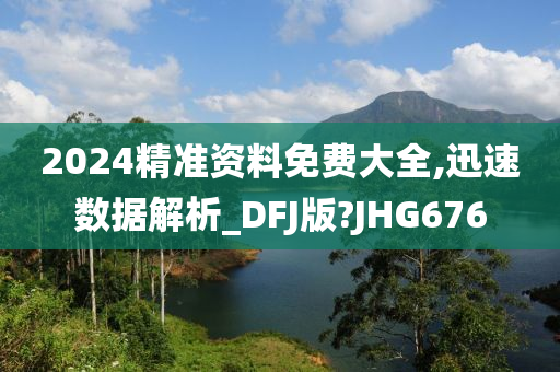 2024精准资料免费大全,迅速数据解析_DFJ版?JHG676