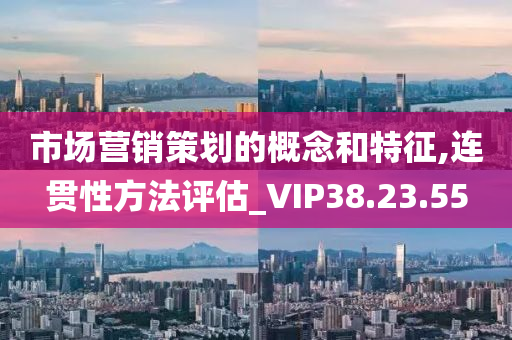 市场营销策划的概念和特征,连贯性方法评估_VIP38.23.55