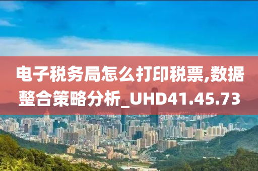 电子税务局怎么打印税票,数据整合策略分析_UHD41.45.73