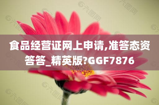 食品经营证网上申请,准答态资答答_精英版?GGF7876