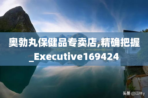 奥勃丸保健品专卖店,精确把握_Executive169424