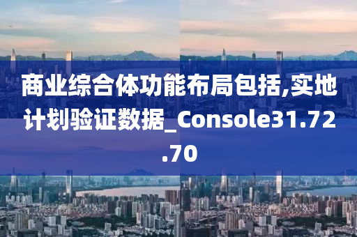 商业综合体功能布局包括,实地计划验证数据_Console31.72.70