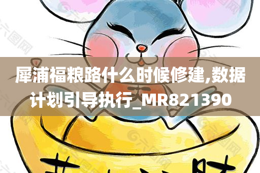 犀浦福粮路什么时候修建,数据计划引导执行_MR821390