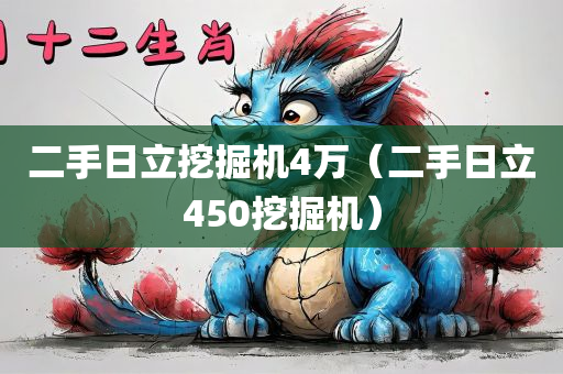 二手日立挖掘机4万（二手日立450挖掘机）