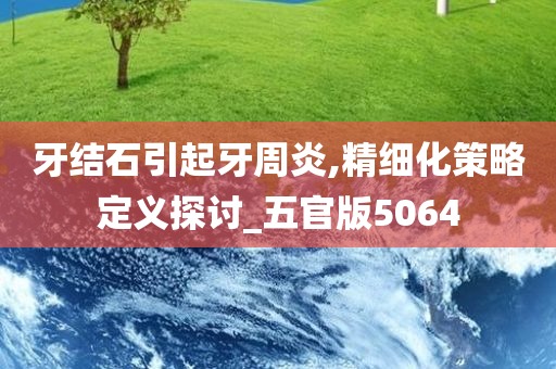 牙结石引起牙周炎,精细化策略定义探讨_五官版5064