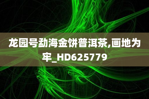 龙园号勐海金饼普洱茶,画地为牢_HD625779