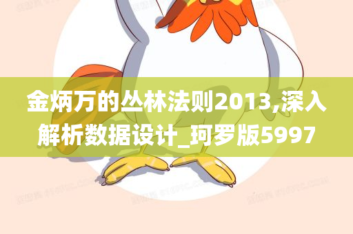 金炳万的丛林法则2013,深入解析数据设计_珂罗版5997