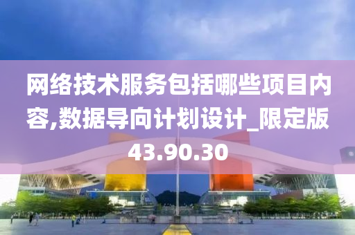 网络技术服务包括哪些项目内容,数据导向计划设计_限定版43.90.30