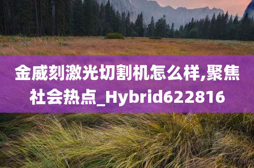 金威刻激光切割机怎么样,聚焦社会热点_Hybrid622816