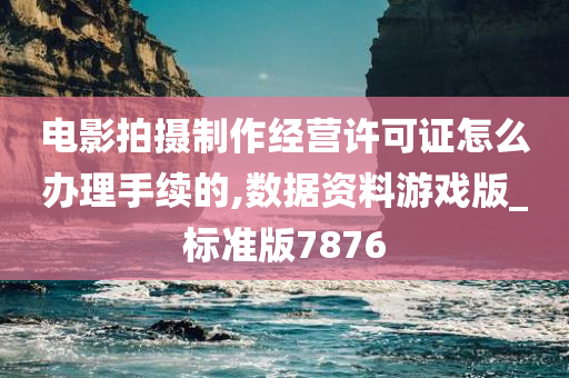 电影拍摄制作经营许可证怎么办理手续的,数据资料游戏版_标准版7876