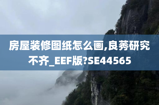 房屋装修图纸怎么画,良莠研究不齐_EEF版?SE44565