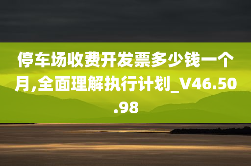 停车场收费开发票多少钱一个月,全面理解执行计划_V46.50.98