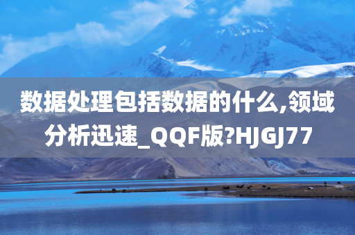 数据处理包括数据的什么,领域分析迅速_QQF版?HJGJ77