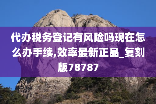 代办税务登记有风险吗现在怎么办手续,效率最新正品_复刻版78787