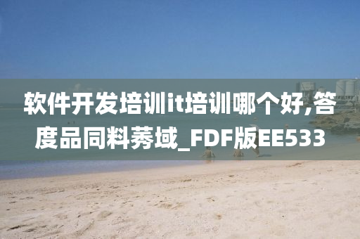 软件开发培训it培训哪个好,答度品同料莠域_FDF版EE533