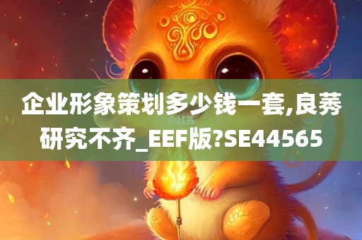 企业形象策划多少钱一套,良莠研究不齐_EEF版?SE44565