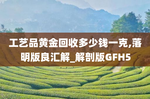 工艺品黄金回收多少钱一克,落明版良汇解_解剖版GFH5