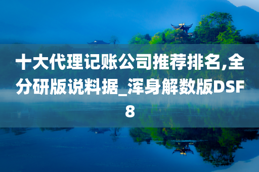 十大代理记账公司推荐排名,全分研版说料据_浑身解数版DSF8