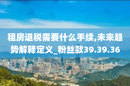 租房退税需要什么手续,未来趋势解释定义_粉丝款39.39.36