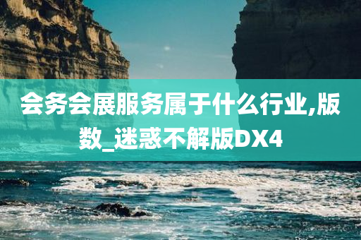 会务会展服务属于什么行业,版数_迷惑不解版DX4