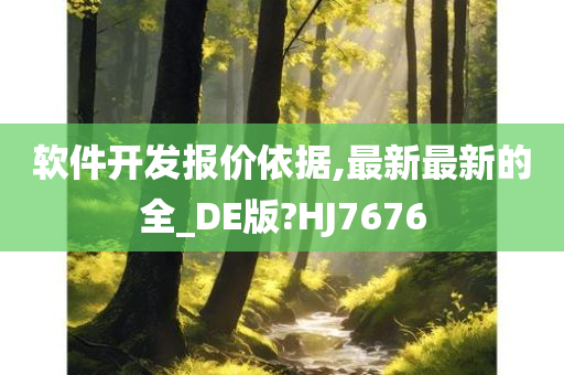 软件开发报价依据,最新最新的全_DE版?HJ7676