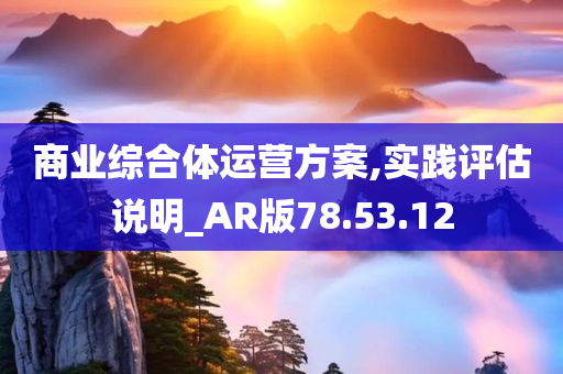 商业综合体运营方案,实践评估说明_AR版78.53.12