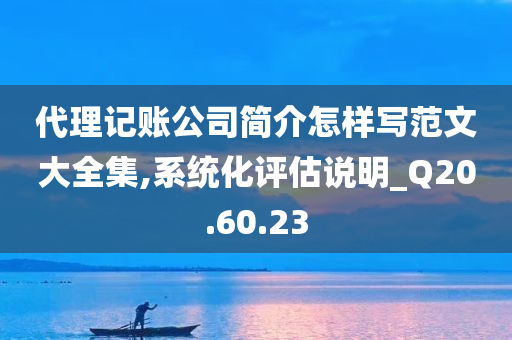 代理记账公司简介怎样写范文大全集,系统化评估说明_Q20.60.23