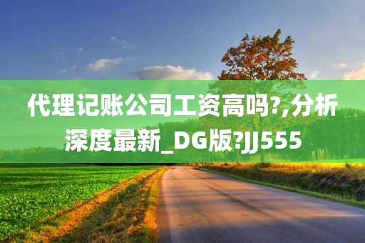 代理记账公司工资高吗?,分析深度最新_DG版?JJ555