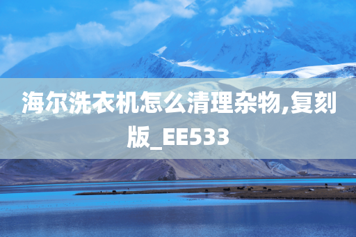 海尔洗衣机怎么清理杂物,复刻版_EE533