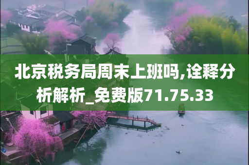 北京税务局周末上班吗,诠释分析解析_免费版71.75.33