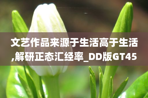 文艺作品来源于生活高于生活,解研正态汇经率_DD版GT45