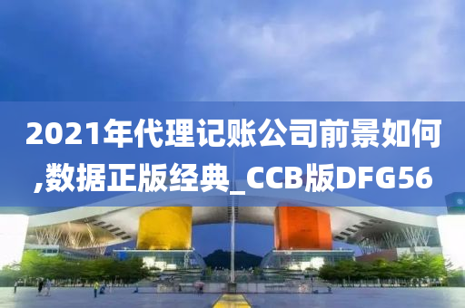 2021年代理记账公司前景如何,数据正版经典_CCB版DFG56