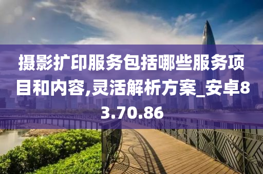 摄影扩印服务包括哪些服务项目和内容,灵活解析方案_安卓83.70.86