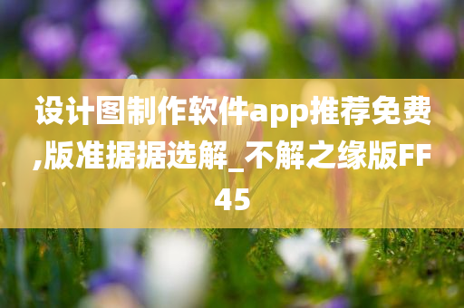 设计图制作软件app推荐免费,版准据据选解_不解之缘版FF45