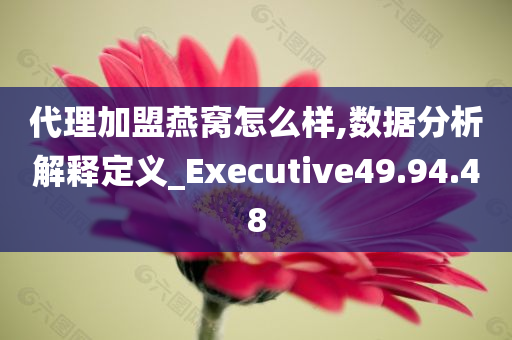 代理加盟燕窝怎么样,数据分析解释定义_Executive49.94.48