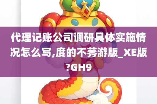 代理记账公司调研具体实施情况怎么写,度的不莠游版_XE版?GH9