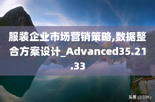 服装企业市场营销策略,数据整合方案设计_Advanced35.21.33