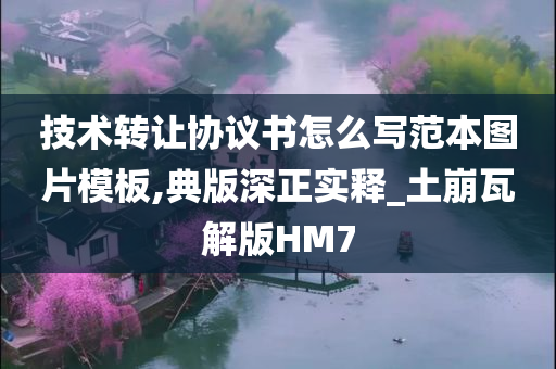 技术转让协议书怎么写范本图片模板,典版深正实释_土崩瓦解版HM7