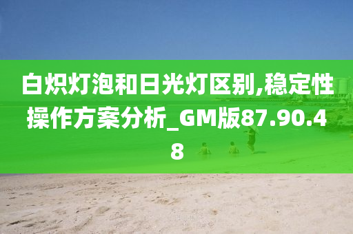 白炽灯泡和日光灯区别,稳定性操作方案分析_GM版87.90.48