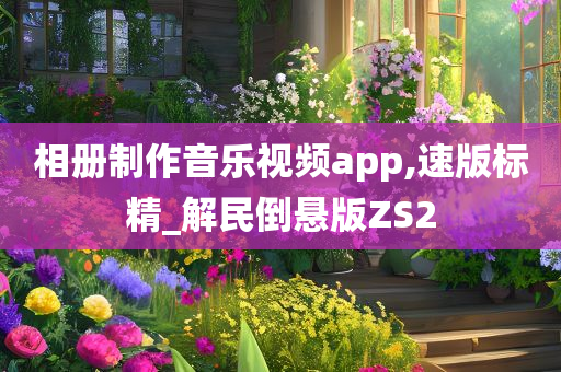 相册制作音乐视频app,速版标精_解民倒悬版ZS2